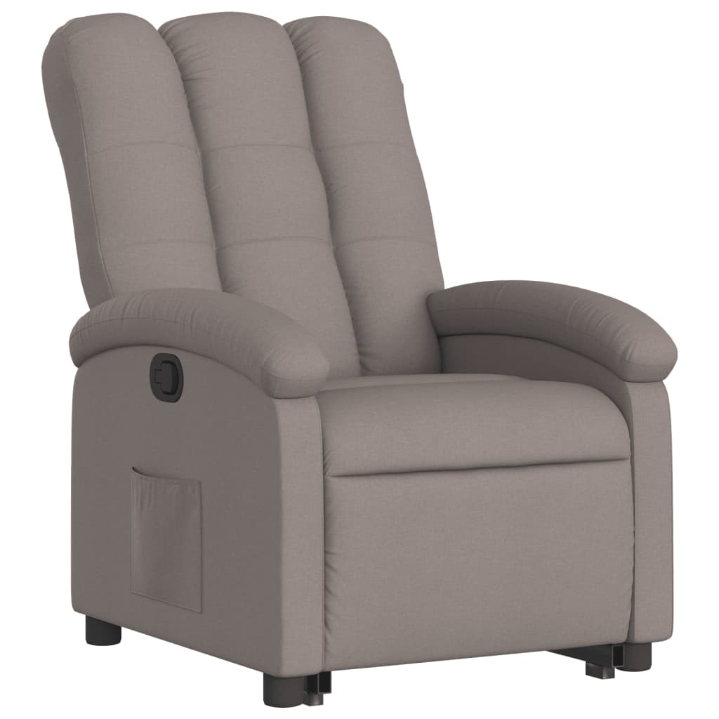 Sta-op-stoel verstelbaar stof taupe Fauteuils & Relaxfauteuils | Creëer jouw Trendy Thuis | Gratis bezorgd & Retour | Trendy.nl