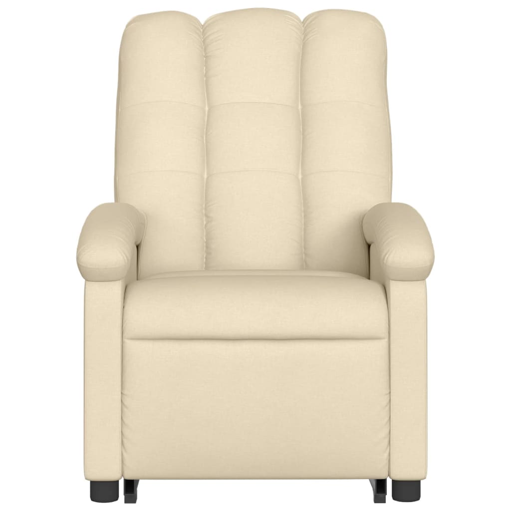 Sta-op-stoel verstelbaar stof crèmekleurig Fauteuils & Relaxfauteuils | Creëer jouw Trendy Thuis | Gratis bezorgd & Retour | Trendy.nl