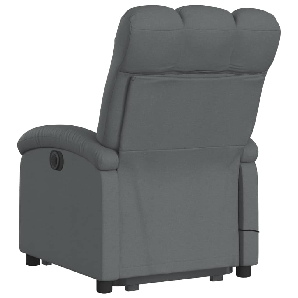 Sta-op-massagestoel verstelbaar stof donkergrijs Fauteuils & Relaxfauteuils | Creëer jouw Trendy Thuis | Gratis bezorgd & Retour | Trendy.nl