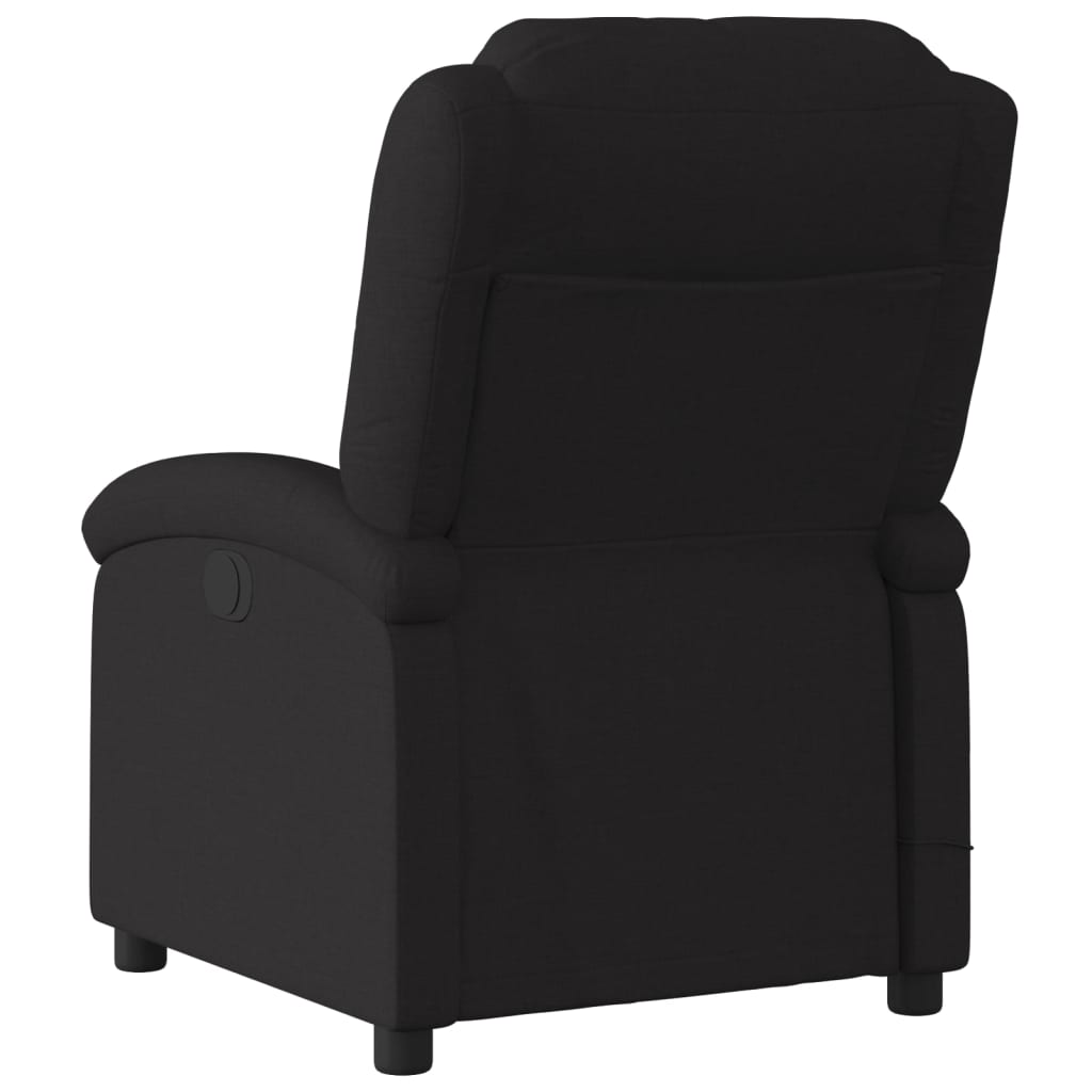 Massagestoel elektrisch verstelbaar stof zwart Fauteuils & Relaxfauteuils | Creëer jouw Trendy Thuis | Gratis bezorgd & Retour | Trendy.nl