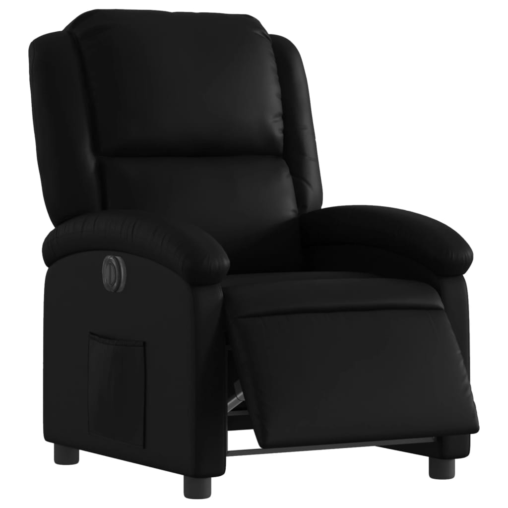 Fauteuil elektrisch verstelbaar kunstleer zwart Fauteuils & Relaxfauteuils | Creëer jouw Trendy Thuis | Gratis bezorgd & Retour | Trendy.nl