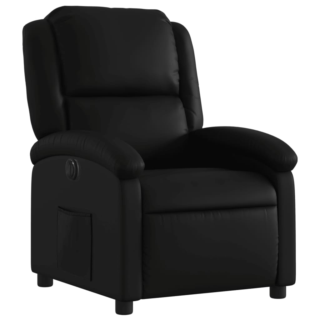 Fauteuil elektrisch verstelbaar kunstleer zwart Fauteuils & Relaxfauteuils | Creëer jouw Trendy Thuis | Gratis bezorgd & Retour | Trendy.nl