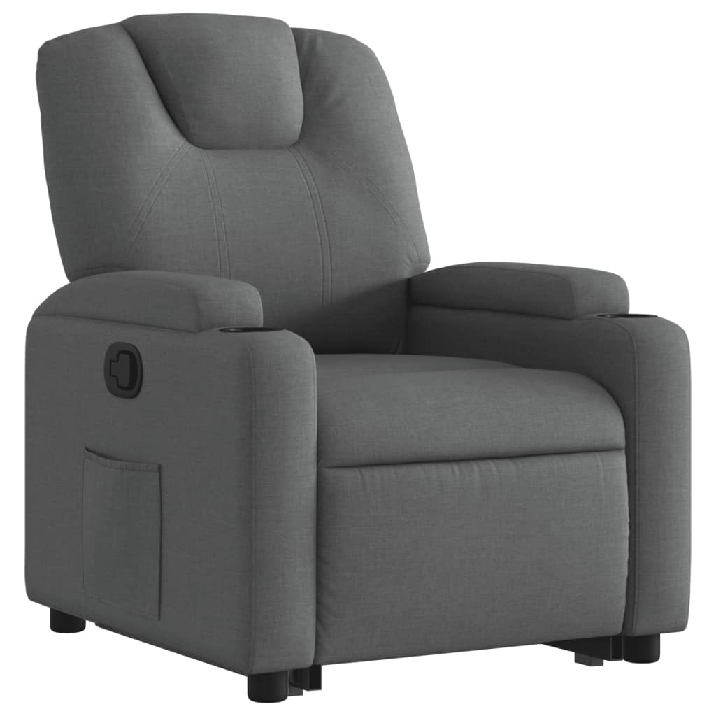 Sta-op-stoel verstelbaar stof donkergrijs Fauteuils & Relaxfauteuils | Creëer jouw Trendy Thuis | Gratis bezorgd & Retour | Trendy.nl