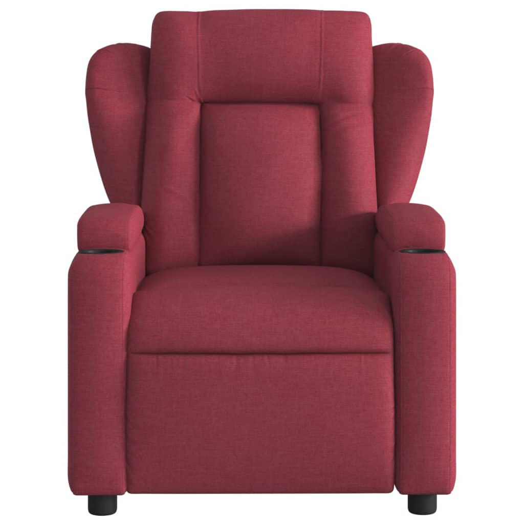 Fauteuil verstelbaar elektrisch stof wijnrood Fauteuils & Relaxfauteuils | Creëer jouw Trendy Thuis | Gratis bezorgd & Retour | Trendy.nl