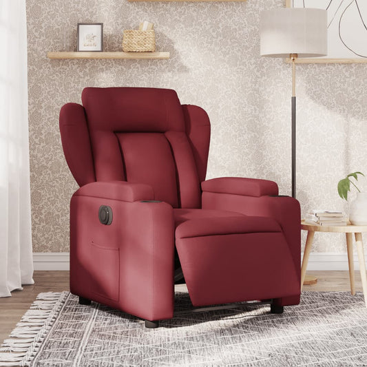 Fauteuil verstelbaar elektrisch stof wijnrood Fauteuils & Relaxfauteuils | Creëer jouw Trendy Thuis | Gratis bezorgd & Retour | Trendy.nl