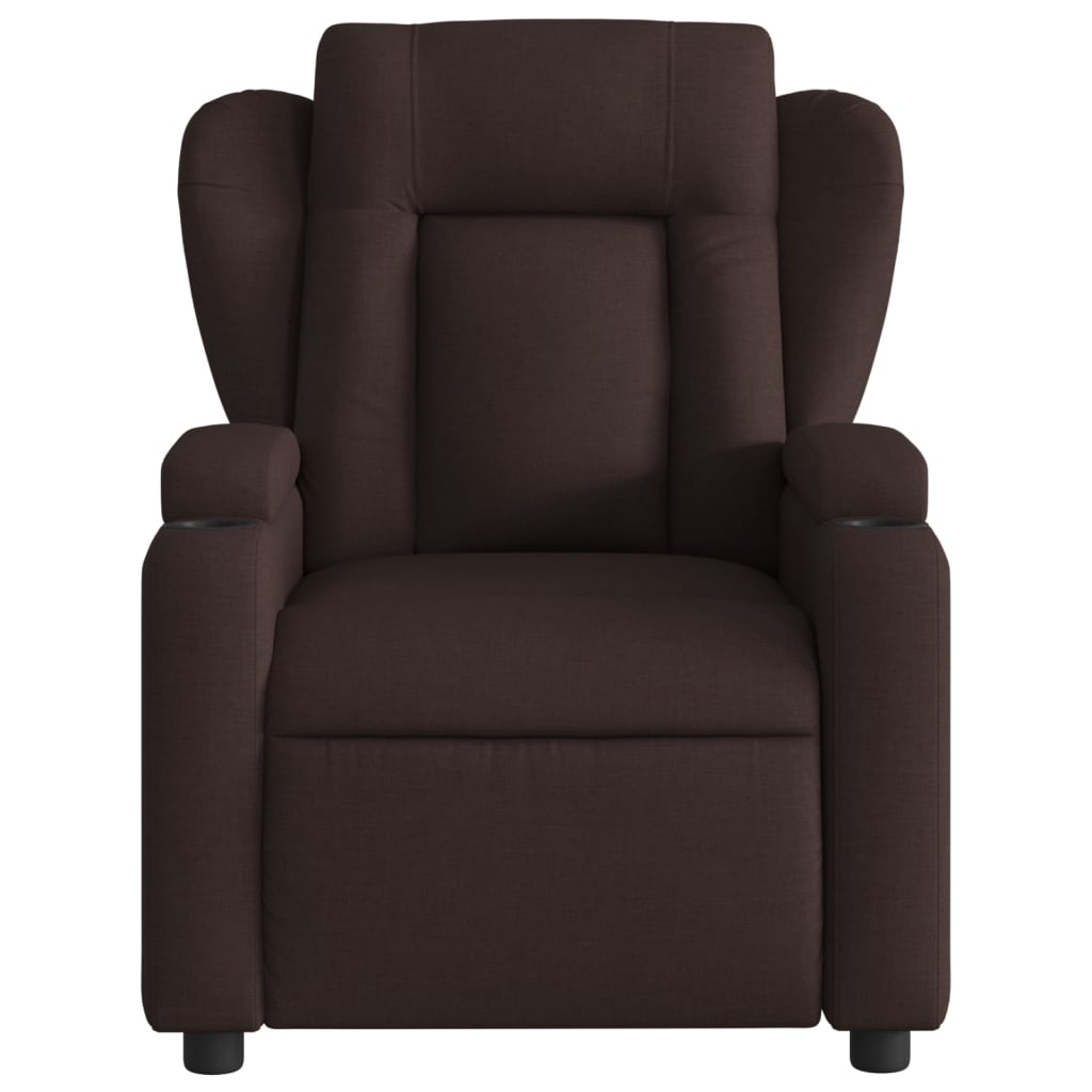 Fauteuil verstelbaar elektrisch stof donkerbruin Fauteuils & Relaxfauteuils | Creëer jouw Trendy Thuis | Gratis bezorgd & Retour | Trendy.nl