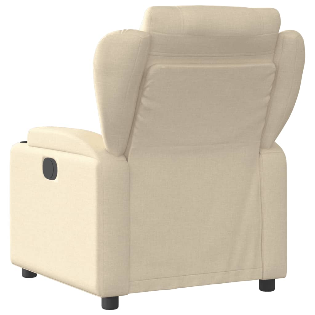 Fauteuil verstelbaar elektrisch stof crèmekleurig Fauteuils & Relaxfauteuils | Creëer jouw Trendy Thuis | Gratis bezorgd & Retour | Trendy.nl