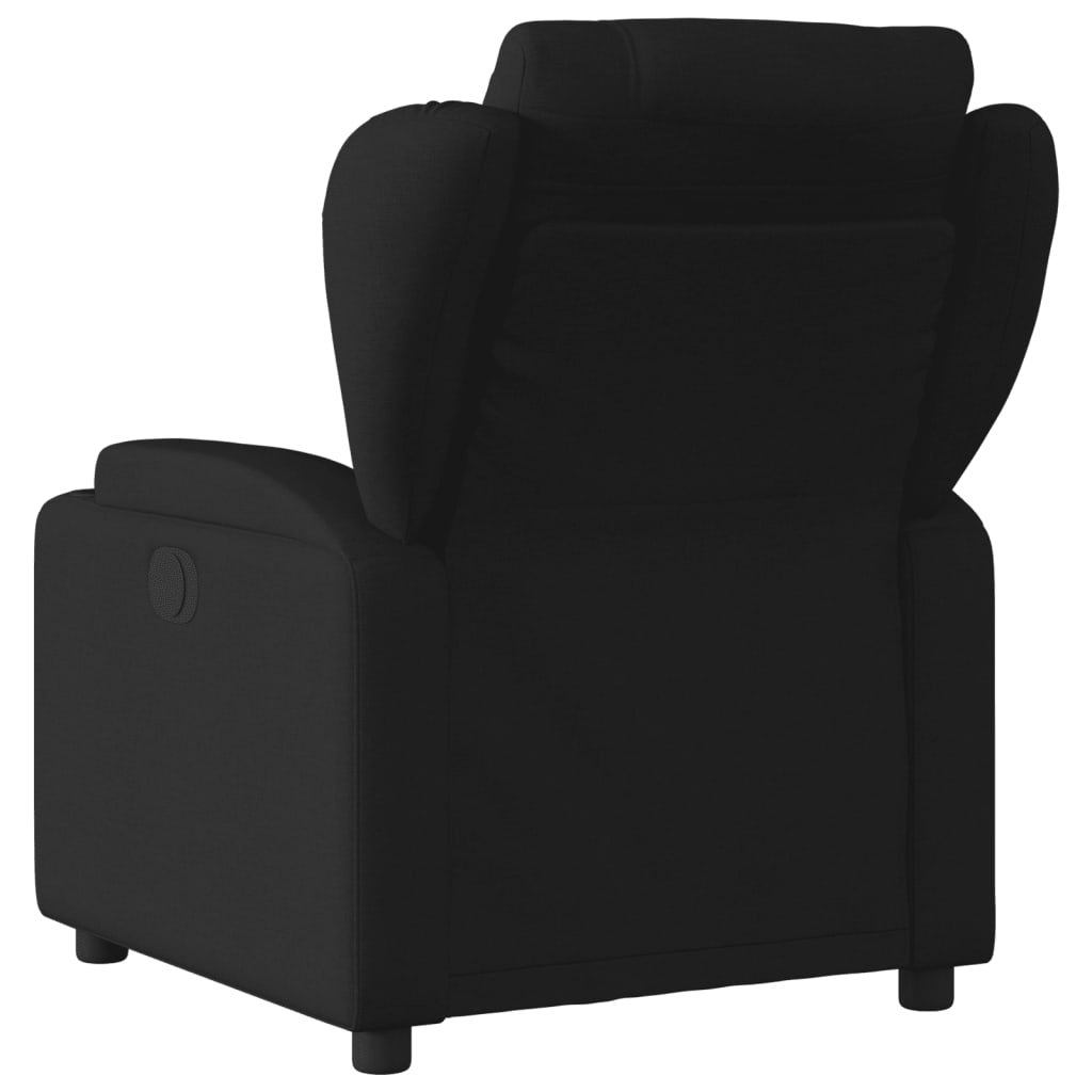 Massagestoel elektrisch verstelbaar stof zwart Fauteuils & Relaxfauteuils | Creëer jouw Trendy Thuis | Gratis bezorgd & Retour | Trendy.nl