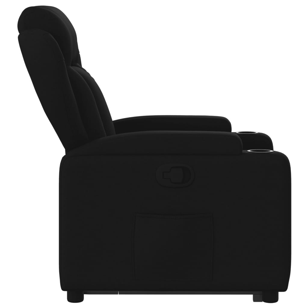 Sta-op-stoel verstelbaar stof zwart Fauteuils & Relaxfauteuils | Creëer jouw Trendy Thuis | Gratis bezorgd & Retour | Trendy.nl