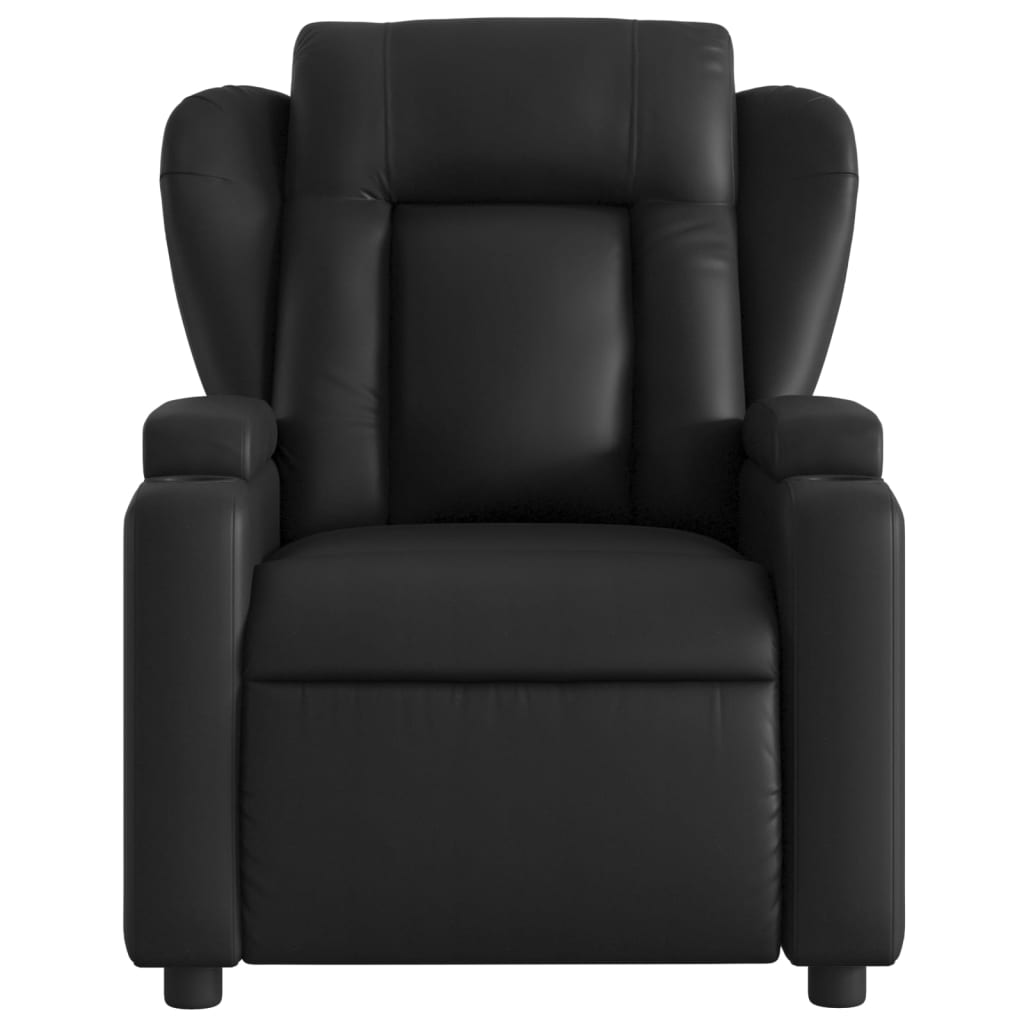 Fauteuil elektrisch verstelbaar kunstleer zwart Fauteuils & Relaxfauteuils | Creëer jouw Trendy Thuis | Gratis bezorgd & Retour | Trendy.nl