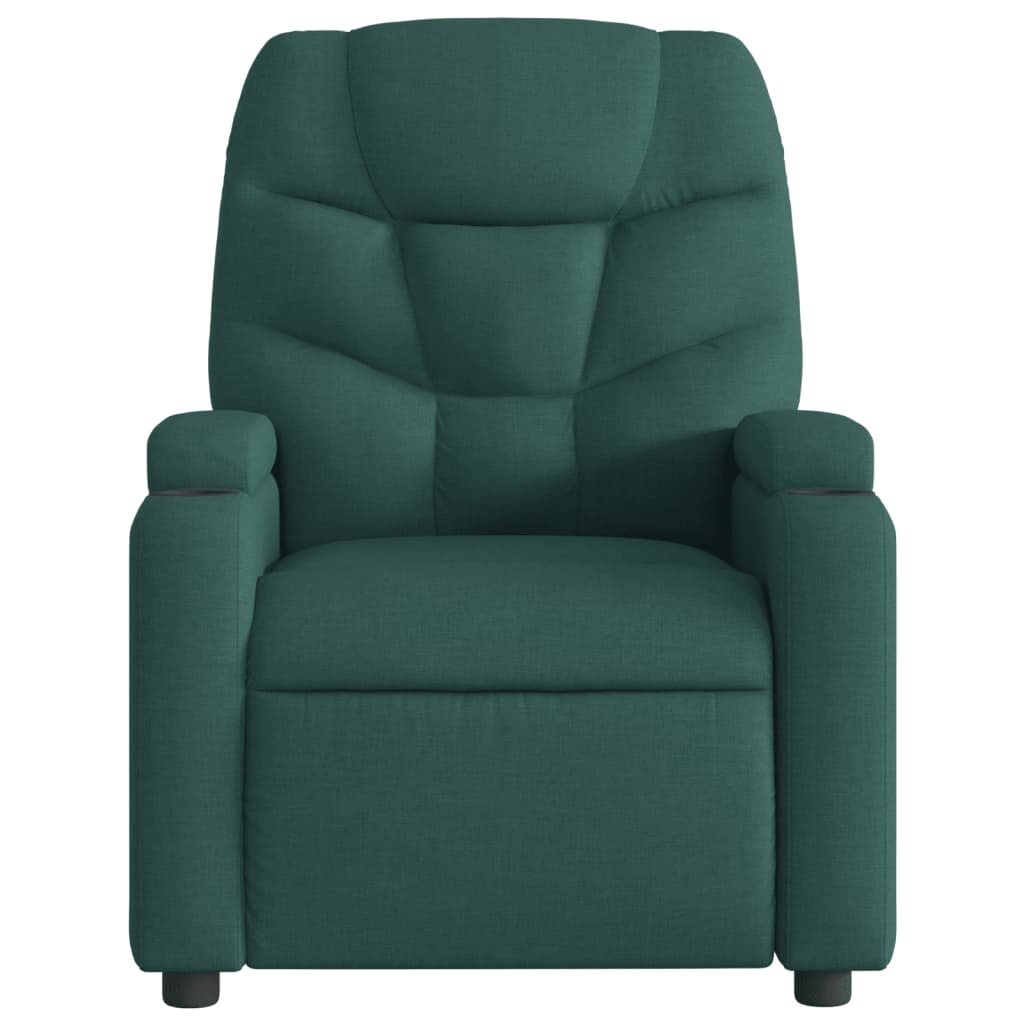 Fauteuil verstelbaar elektrisch stof donkergroen Fauteuils & Relaxfauteuils | Creëer jouw Trendy Thuis | Gratis bezorgd & Retour | Trendy.nl