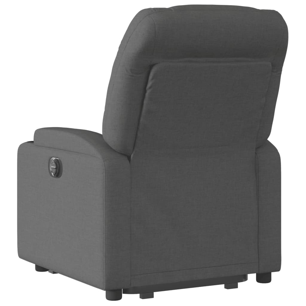 Sta-op-stoel elektrisch verstelbaar stof donkergrijs Fauteuils & Relaxfauteuils | Creëer jouw Trendy Thuis | Gratis bezorgd & Retour | Trendy.nl