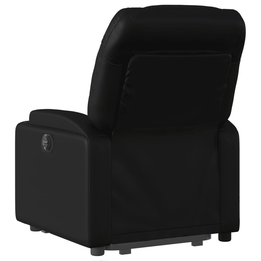 Sta-op-stoel elektrisch kunstleer zwart Fauteuils & Relaxfauteuils | Creëer jouw Trendy Thuis | Gratis bezorgd & Retour | Trendy.nl