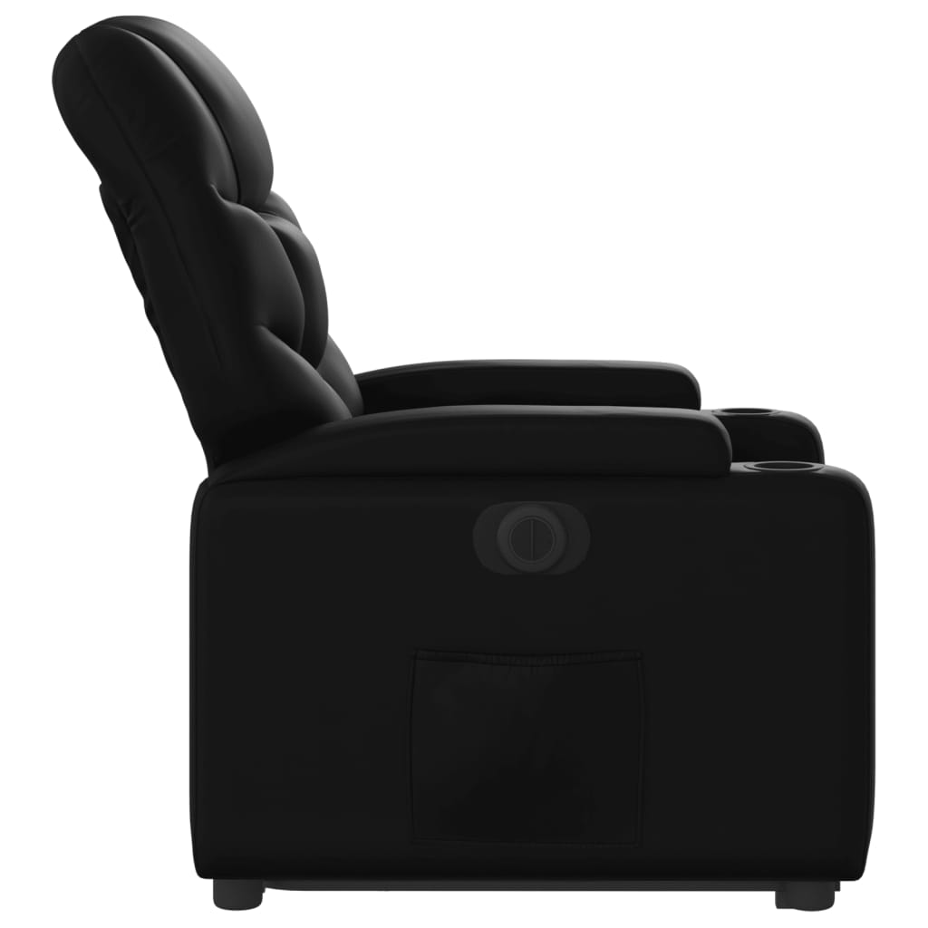 Sta-op-stoel elektrisch kunstleer zwart Fauteuils & Relaxfauteuils | Creëer jouw Trendy Thuis | Gratis bezorgd & Retour | Trendy.nl