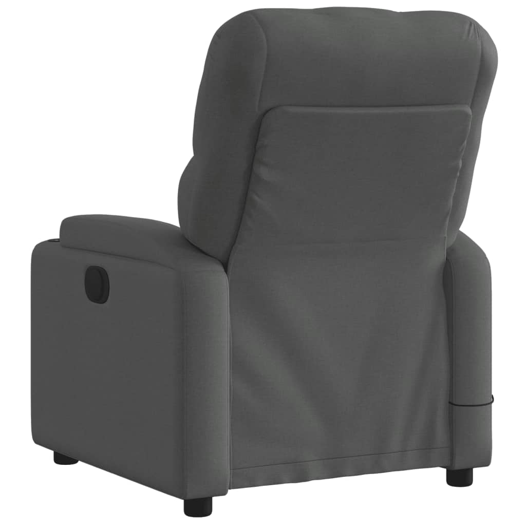 Massagestoel elektrisch verstelbaar stof donkergrijs Fauteuils & Relaxfauteuils | Creëer jouw Trendy Thuis | Gratis bezorgd & Retour | Trendy.nl