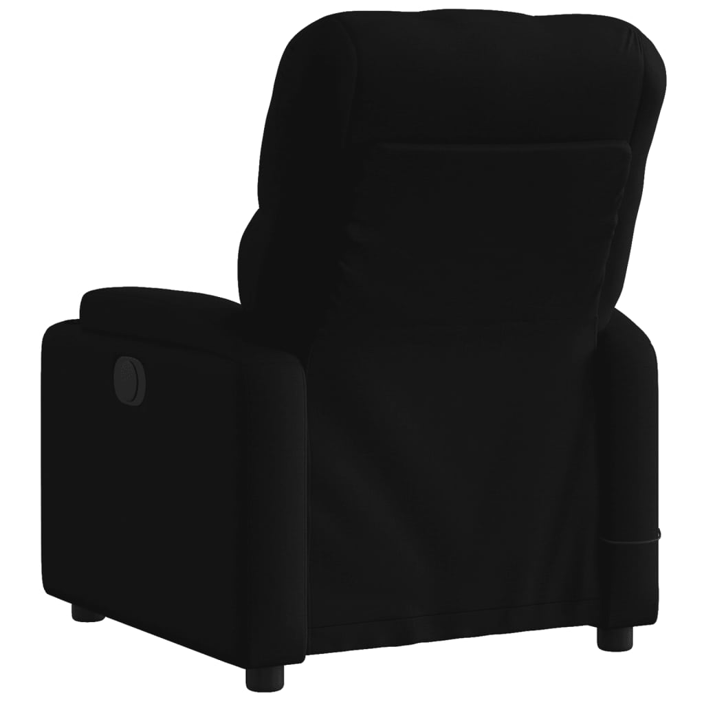 Massagestoel elektrisch verstelbaar stof zwart Fauteuils & Relaxfauteuils | Creëer jouw Trendy Thuis | Gratis bezorgd & Retour | Trendy.nl