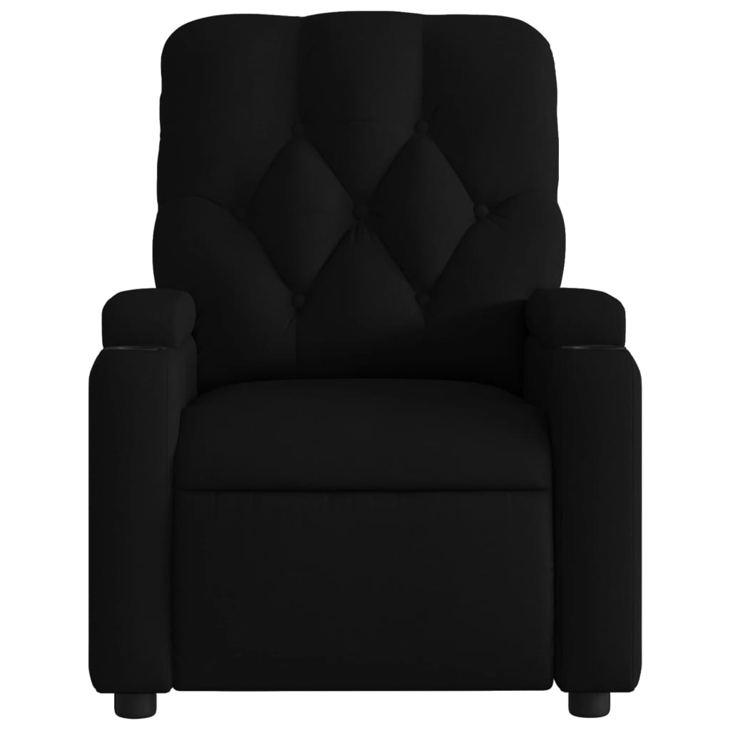 Massagestoel elektrisch verstelbaar stof zwart Fauteuils & Relaxfauteuils | Creëer jouw Trendy Thuis | Gratis bezorgd & Retour | Trendy.nl