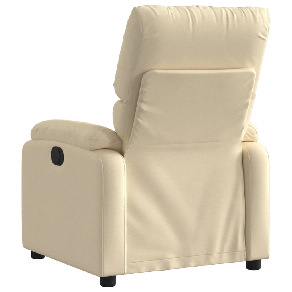 Fauteuil verstelbaar elektrisch stof crèmekleurig Fauteuils & Relaxfauteuils | Creëer jouw Trendy Thuis | Gratis bezorgd & Retour | Trendy.nl