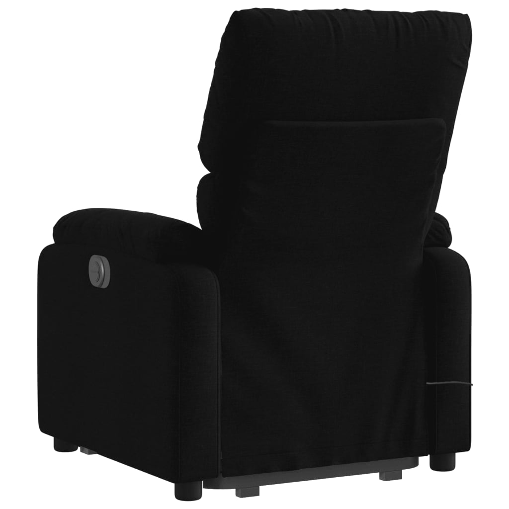 Sta-op-massagestoel verstelbaar stof zwart Fauteuils & Relaxfauteuils | Creëer jouw Trendy Thuis | Gratis bezorgd & Retour | Trendy.nl