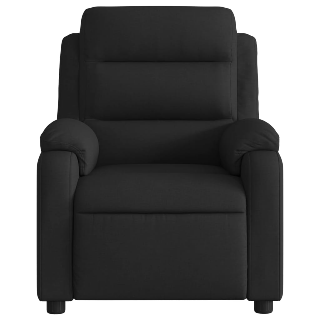 Massagestoel elektrisch verstelbaar stof zwart Fauteuils & Relaxfauteuils | Creëer jouw Trendy Thuis | Gratis bezorgd & Retour | Trendy.nl