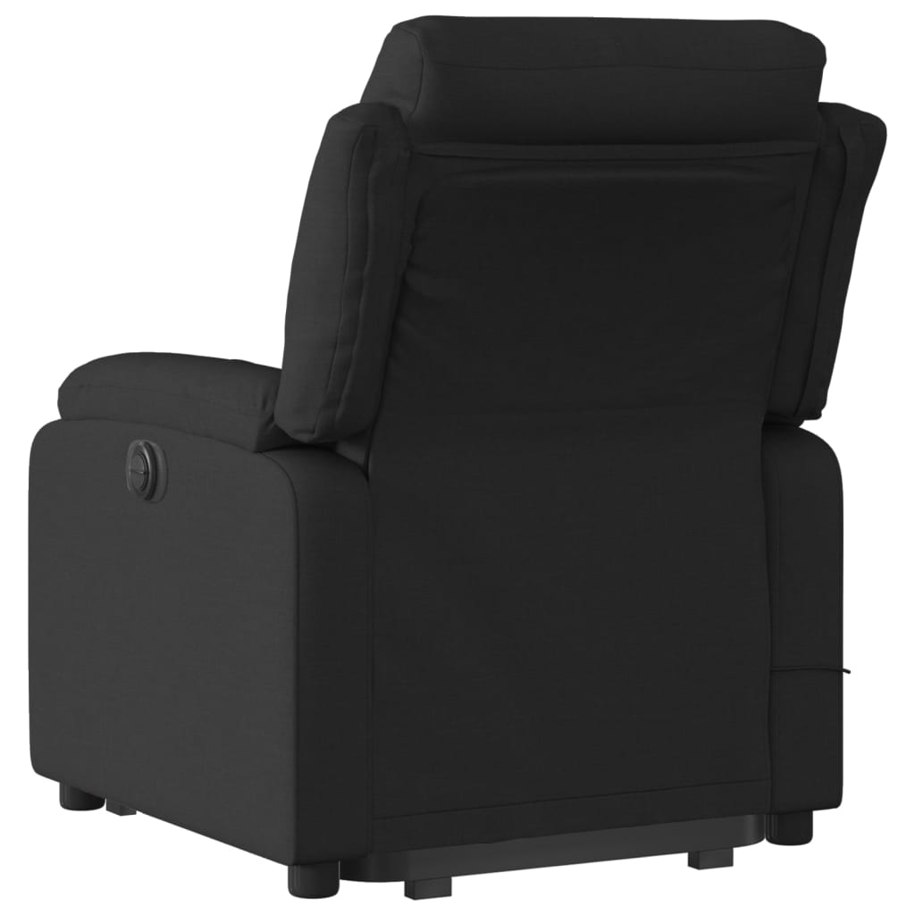 Sta-op-massagestoel elektrisch verstelbaar stof zwart Fauteuils & Relaxfauteuils | Creëer jouw Trendy Thuis | Gratis bezorgd & Retour | Trendy.nl