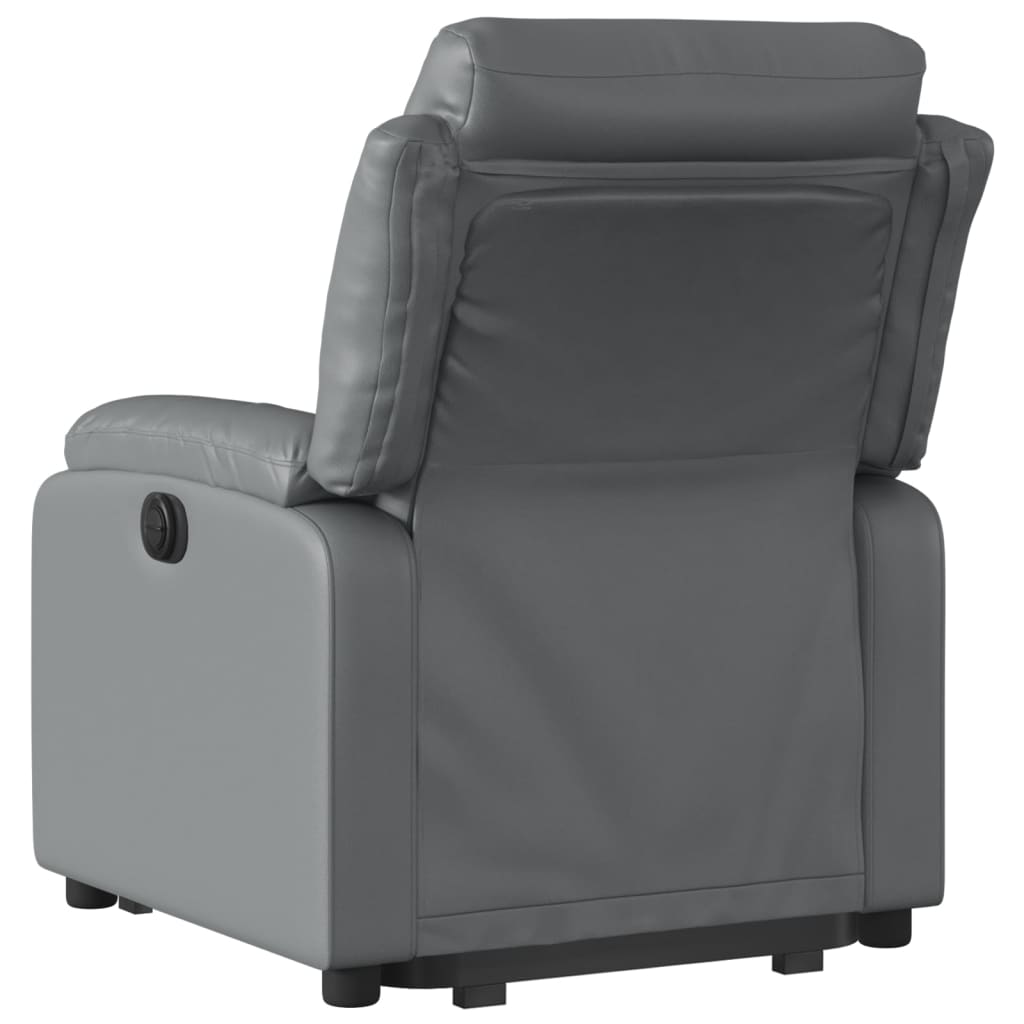 Sta-op-stoel kunstleer grijs Fauteuils & Relaxfauteuils | Creëer jouw Trendy Thuis | Gratis bezorgd & Retour | Trendy.nl