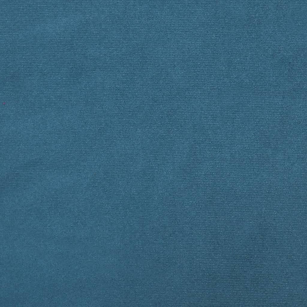 Bankje met rugleuning 119,5x64,5x75 cm fluweel blauw Bankjes | Creëer jouw Trendy Thuis | Gratis bezorgd & Retour | Trendy.nl