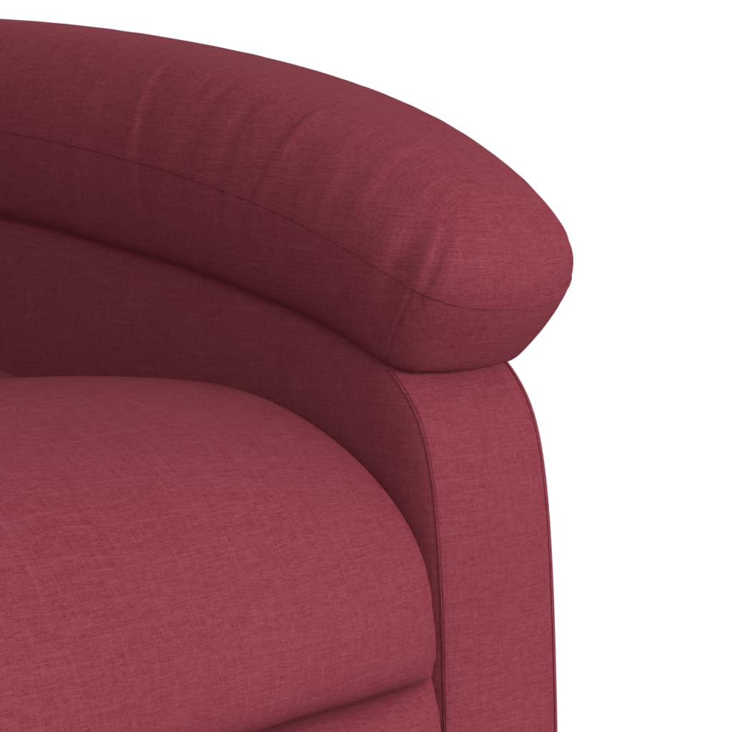 Fauteuil verstelbaar stof wijnrood Fauteuils & Relaxfauteuils | Creëer jouw Trendy Thuis | Gratis bezorgd & Retour | Trendy.nl