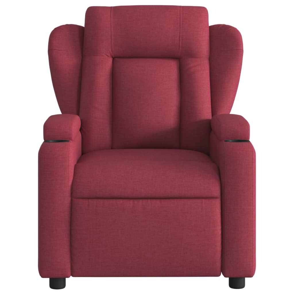 Fauteuil verstelbaar stof wijnrood Fauteuils & Relaxfauteuils | Creëer jouw Trendy Thuis | Gratis bezorgd & Retour | Trendy.nl