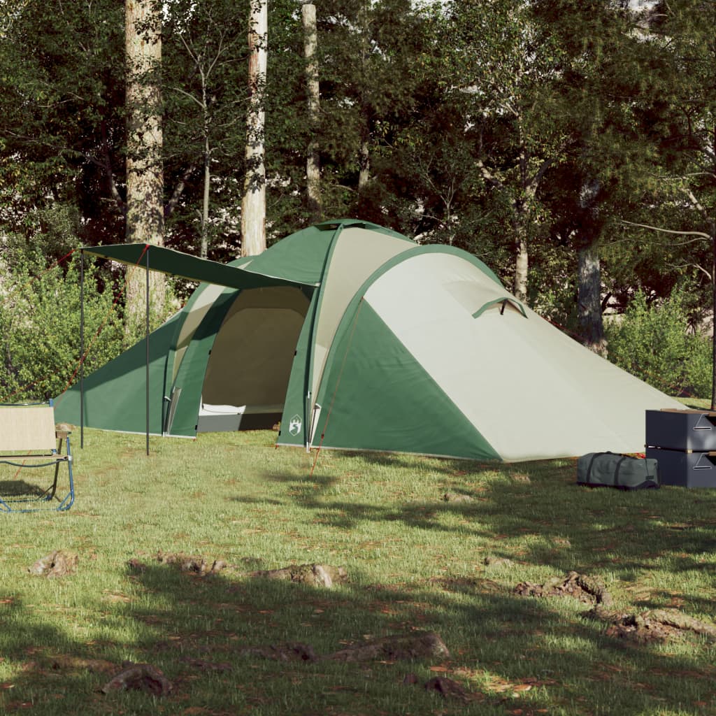 Tent 6-persoons 576x238x193 cm 185T taft groen Tenten | Creëer jouw Trendy Thuis | Gratis bezorgd & Retour | Trendy.nl