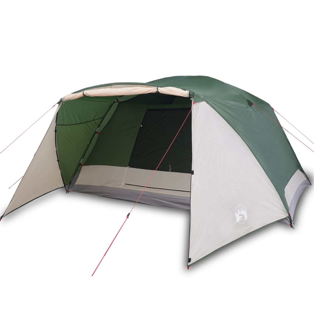Tent 4-persoons 350x280x155 cm 190T taft groen Tenten | Creëer jouw Trendy Thuis | Gratis bezorgd & Retour | Trendy.nl