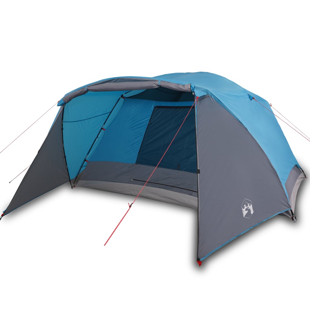 Tent 4-persoons 350x280x155 cm 190T taft blauw Tenten | Creëer jouw Trendy Thuis | Gratis bezorgd & Retour | Trendy.nl