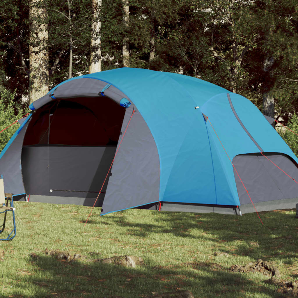 Tent 8-persoons 360x430x195 cm 190T taft blauw Tenten | Creëer jouw Trendy Thuis | Gratis bezorgd & Retour | Trendy.nl