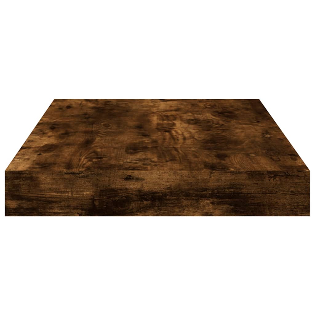 Wandschappen 4 st 40x10x1,5 cm bewerkt hout gerookt eikenkleur Boekenkasten & wandplanken | Creëer jouw Trendy Thuis | Gratis bezorgd & Retour | Trendy.nl