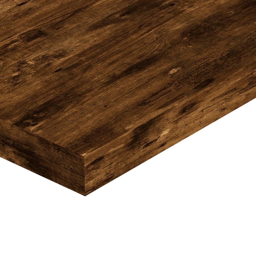 Wandschappen 4 st 40x10x1,5 cm bewerkt hout gerookt eikenkleur Boekenkasten & wandplanken | Creëer jouw Trendy Thuis | Gratis bezorgd & Retour | Trendy.nl