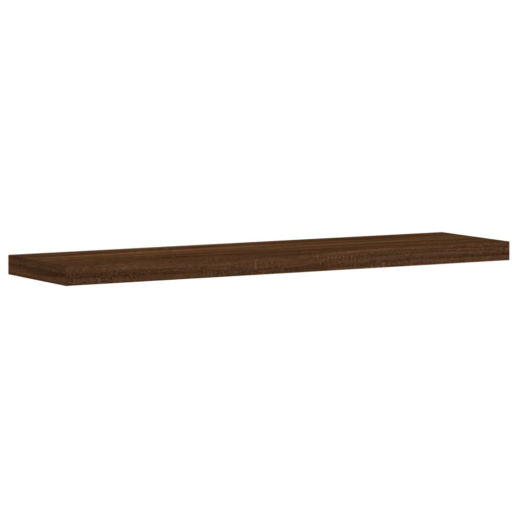 Wandschappen 4 st 40x10x1,5 cm bewerkt hout bruin eikenkleur Boekenkasten & wandplanken | Creëer jouw Trendy Thuis | Gratis bezorgd & Retour | Trendy.nl