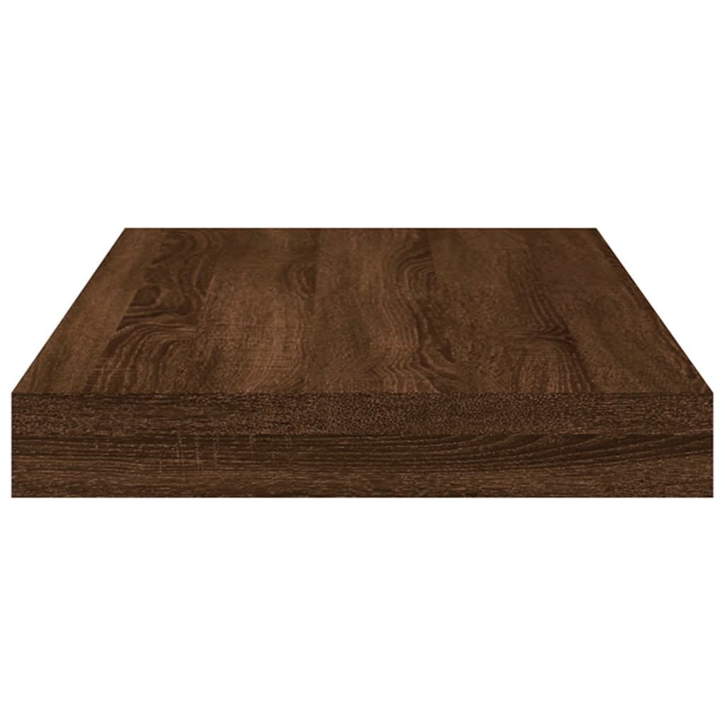 Wandschappen 4 st 40x10x1,5 cm bewerkt hout bruin eikenkleur Boekenkasten & wandplanken | Creëer jouw Trendy Thuis | Gratis bezorgd & Retour | Trendy.nl