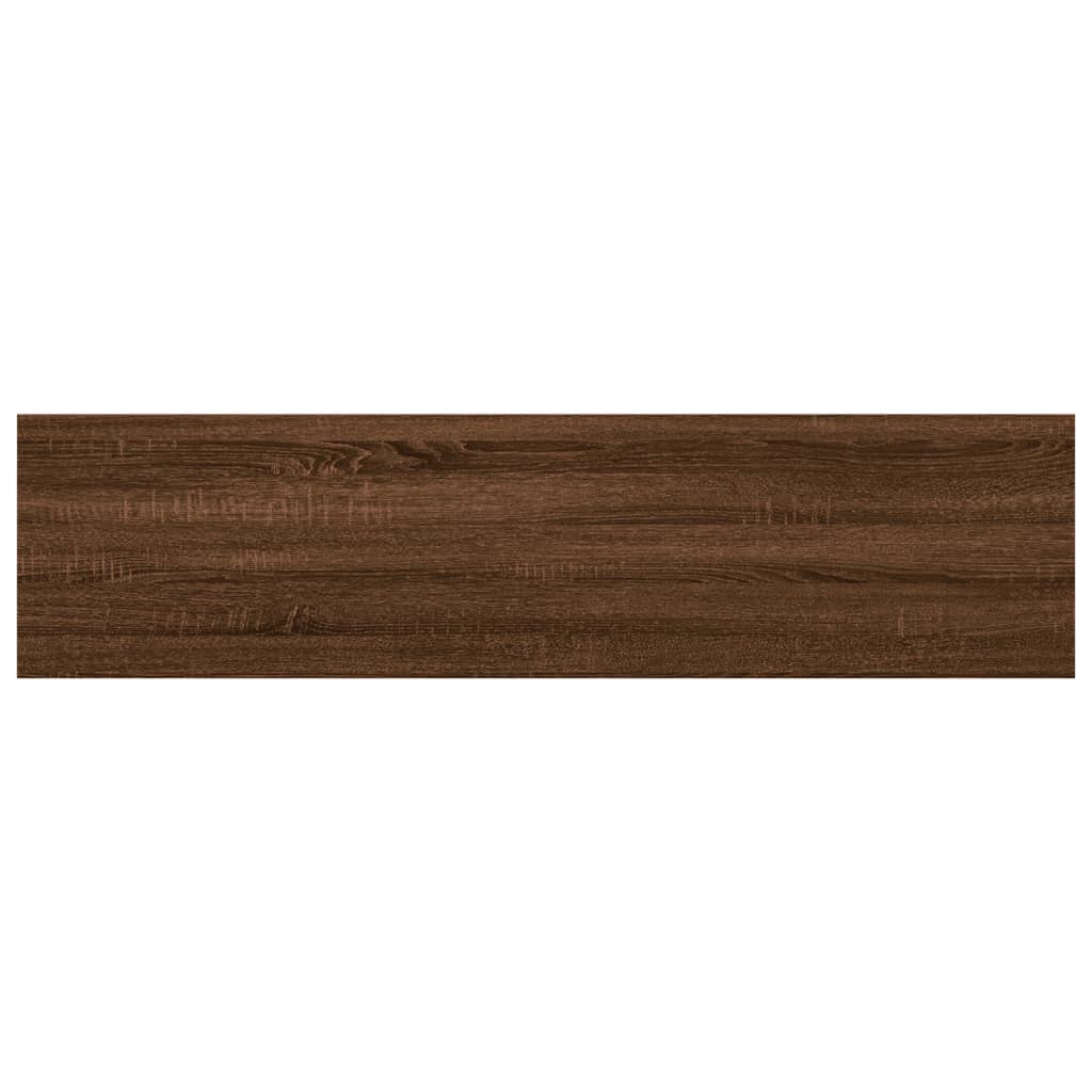 Wandschappen 4 st 40x10x1,5 cm bewerkt hout bruin eikenkleur Boekenkasten & wandplanken | Creëer jouw Trendy Thuis | Gratis bezorgd & Retour | Trendy.nl