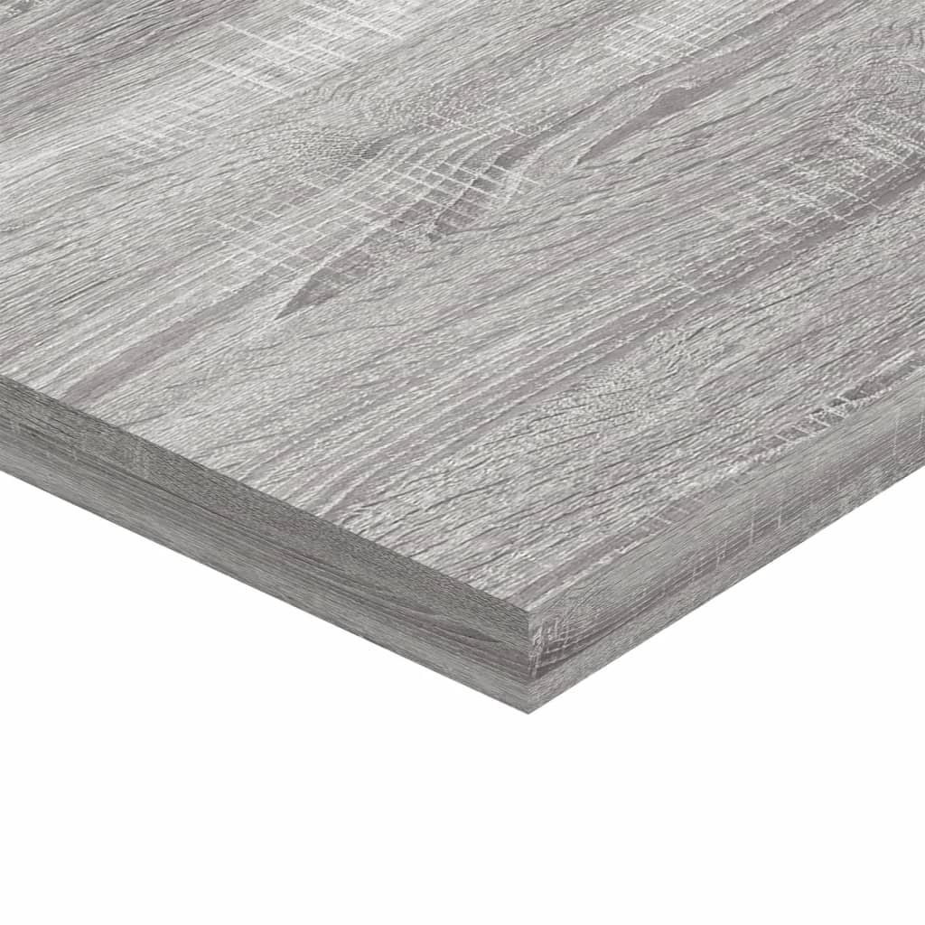 Wandschappen 4 st 40x20x1,5 cm bewerkt hout grijs sonoma eiken Boekenkasten & wandplanken | Creëer jouw Trendy Thuis | Gratis bezorgd & Retour | Trendy.nl