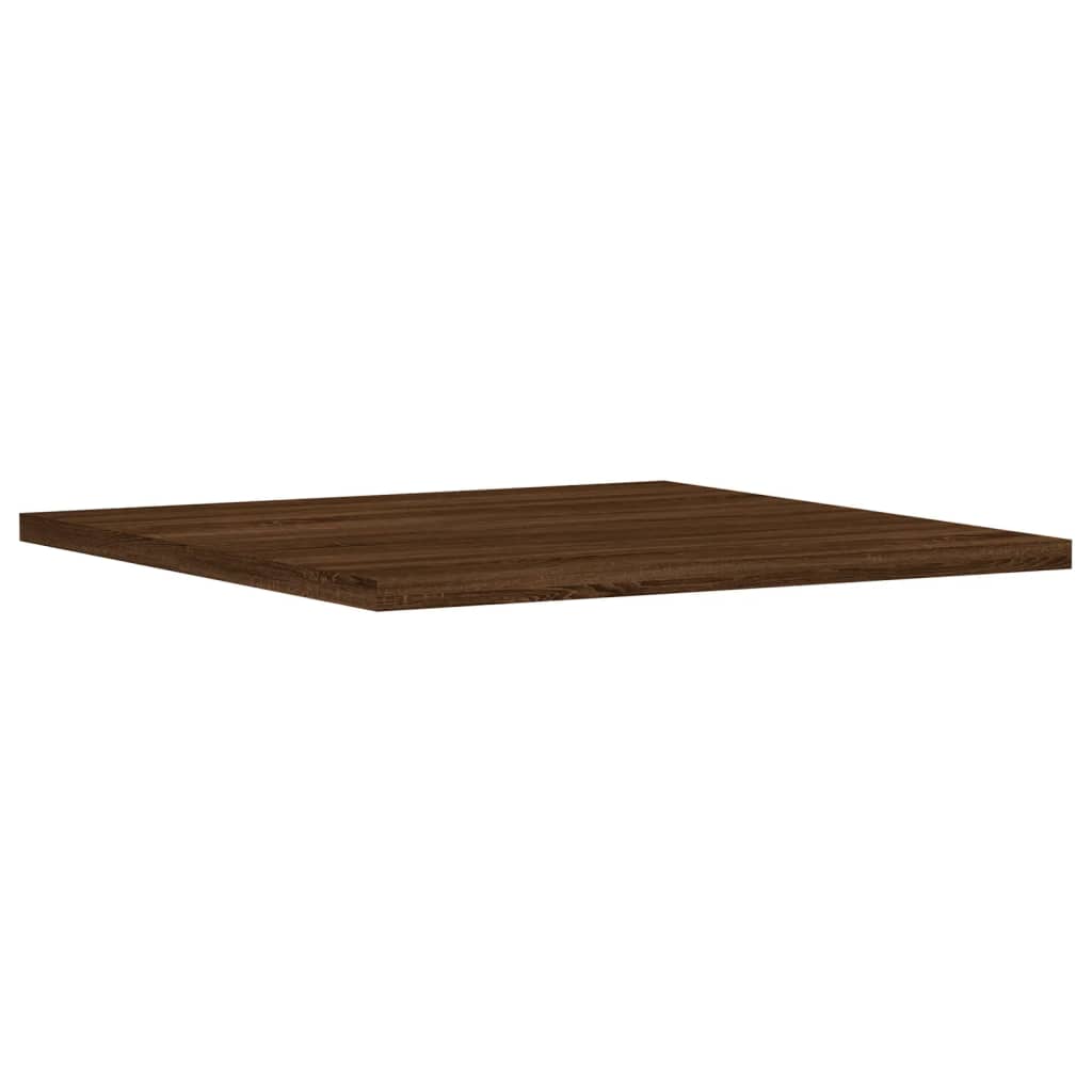 Wandschappen 4 st 40x40x1,5 cm bewerkt hout bruin eikenkleur Boekenkasten & wandplanken | Creëer jouw Trendy Thuis | Gratis bezorgd & Retour | Trendy.nl