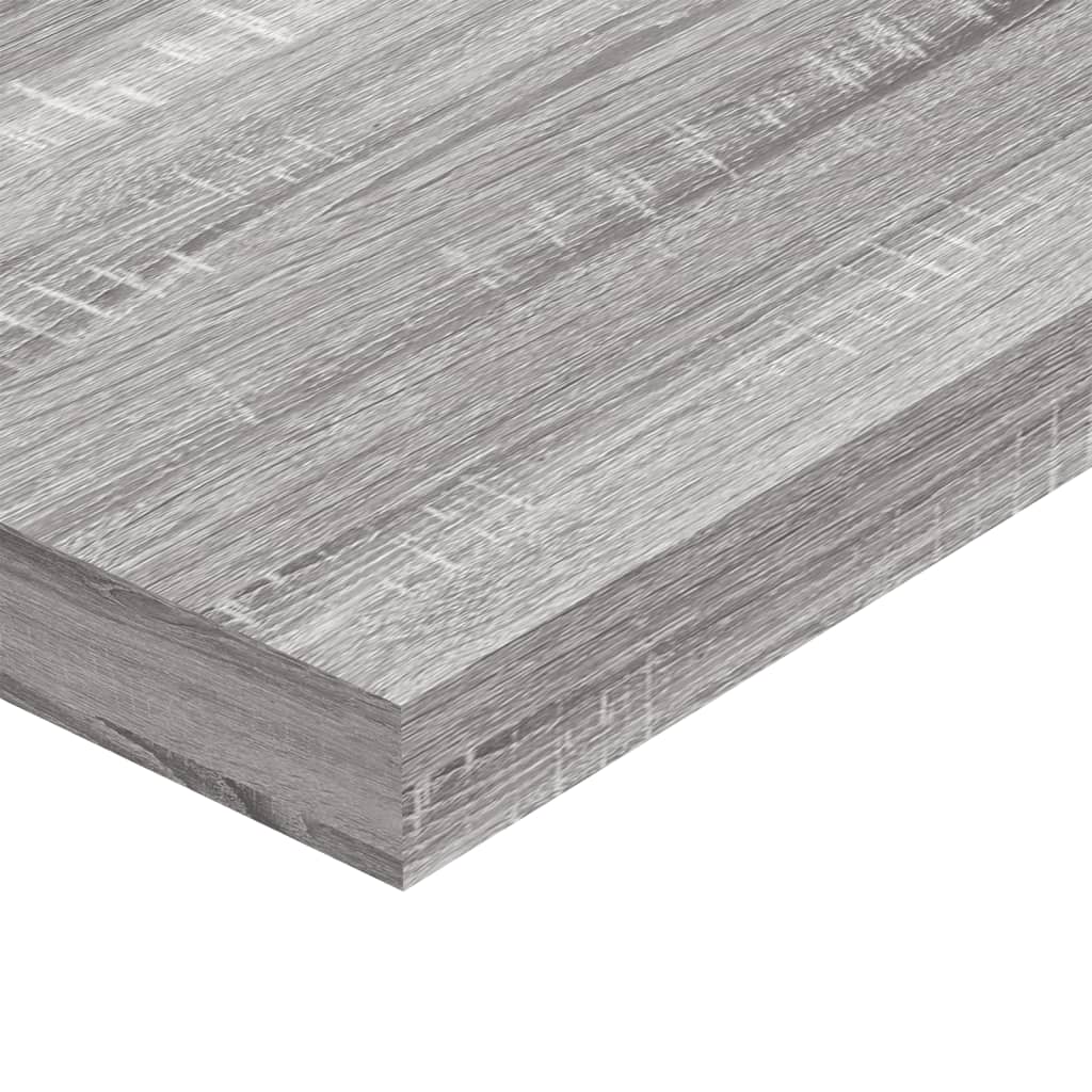 Wandschappen 4 st 60x10x1,5 cm bewerkt hout grijs sonoma eiken Boekenkasten & wandplanken | Creëer jouw Trendy Thuis | Gratis bezorgd & Retour | Trendy.nl