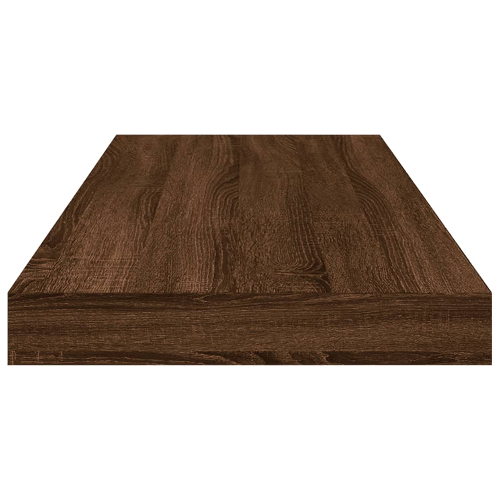 Wandschappen 4 st 60x10x1,5 cm bewerkt hout bruin eikenkleur Boekenkasten & wandplanken | Creëer jouw Trendy Thuis | Gratis bezorgd & Retour | Trendy.nl