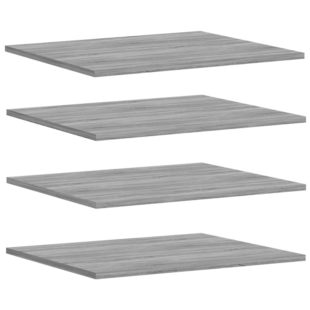 Wandschappen 4 st 60x50x1,5 cm bewerkt hout grijs sonoma eiken Boekenkasten & wandplanken | Creëer jouw Trendy Thuis | Gratis bezorgd & Retour | Trendy.nl