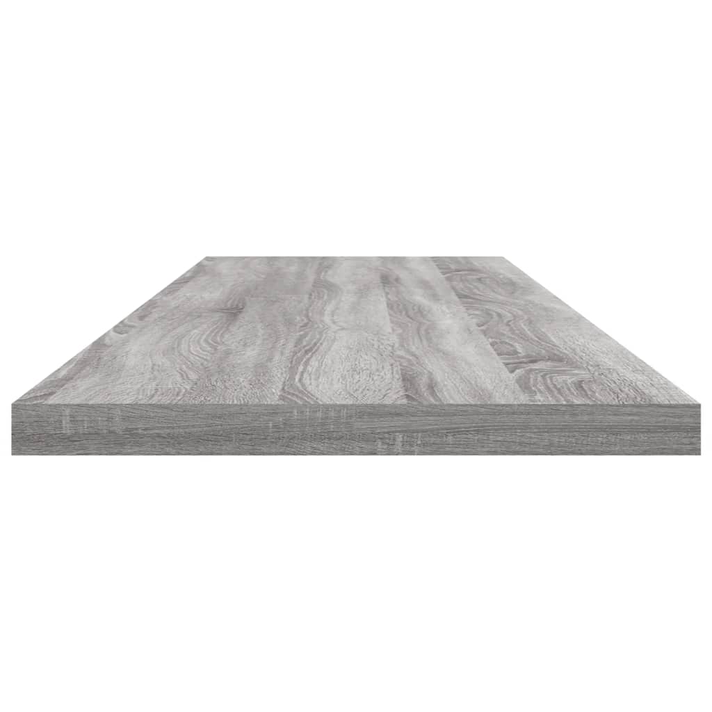 Wandschappen 4 st 100x20x1,5 cm bewerkt hout grijs sonoma eiken