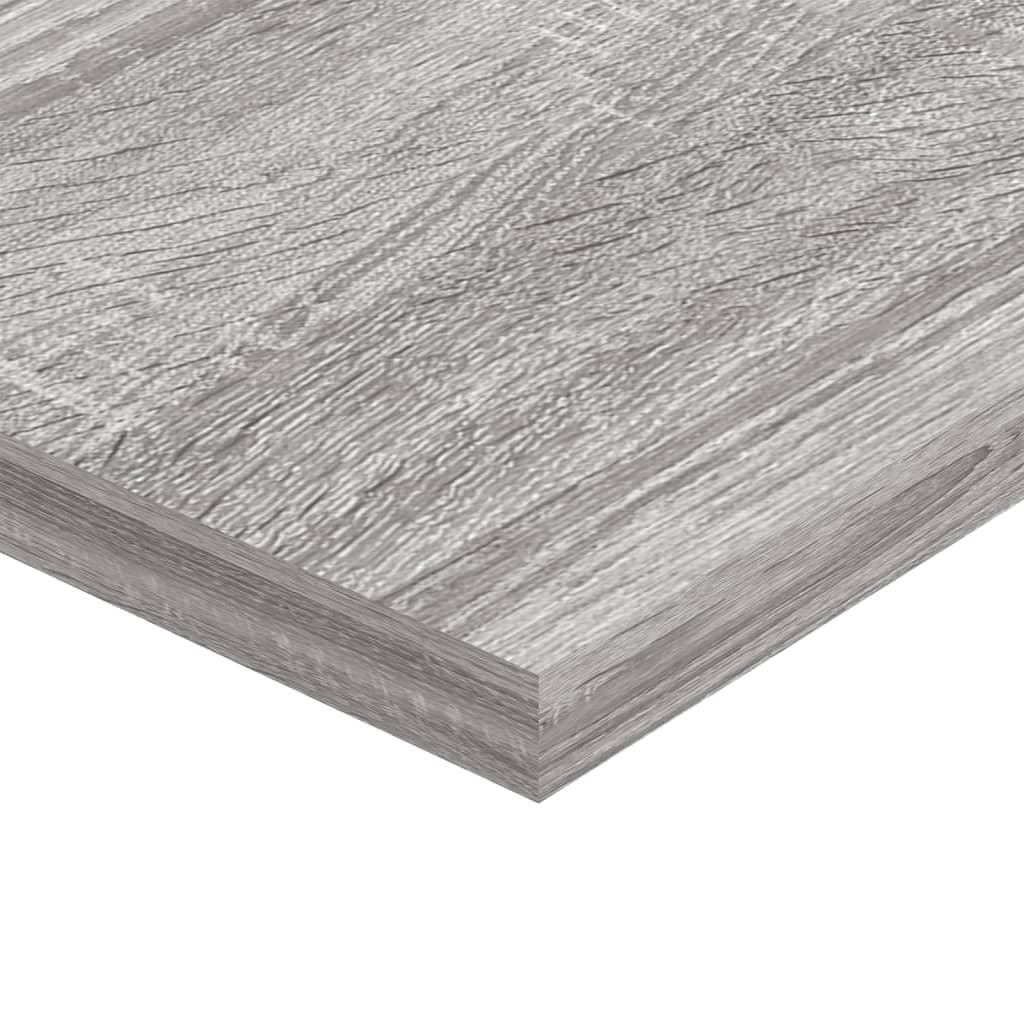 Wandschappen 4 st 100x20x1,5 cm bewerkt hout grijs sonoma eiken