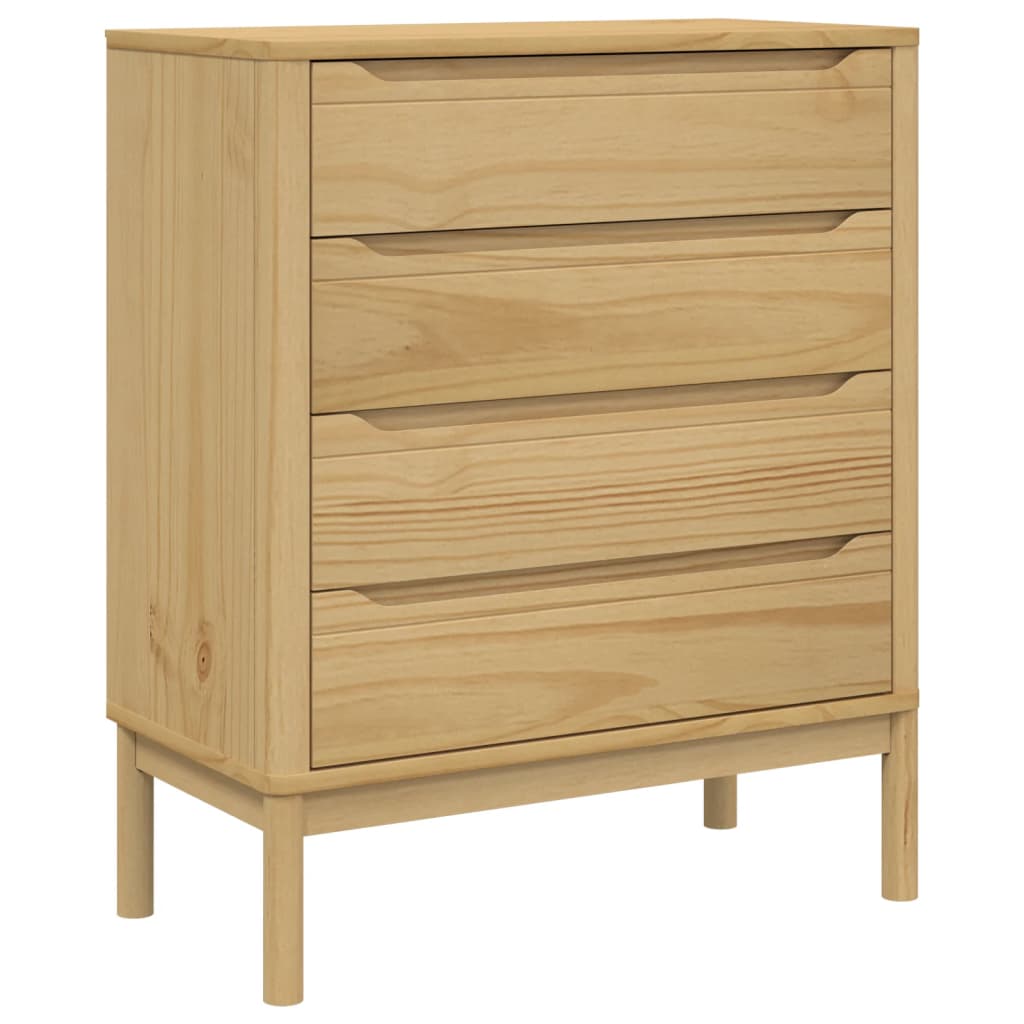 Ladekast FLORO massief grenenhout wasbruin Commodes & ladekasten | Creëer jouw Trendy Thuis | Gratis bezorgd & Retour | Trendy.nl