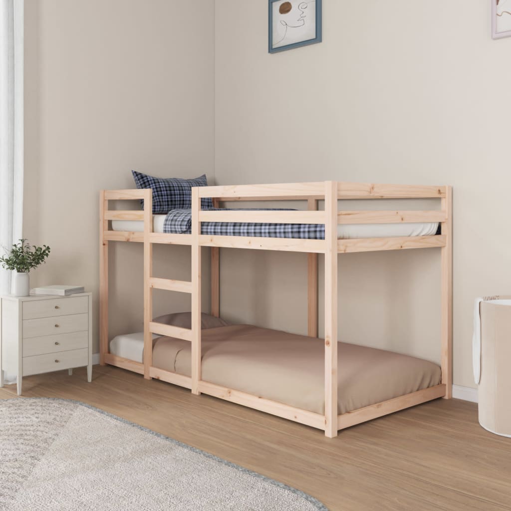 Stapelbedframe zonder matras massief grenenhout 90x190 cm Bedden & bedframes | Creëer jouw Trendy Thuis | Gratis bezorgd & Retour | Trendy.nl