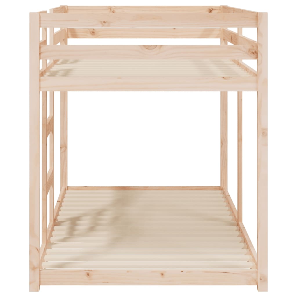 Stapelbedframe zonder matras massief grenenhout 90x190 cm Bedden & bedframes | Creëer jouw Trendy Thuis | Gratis bezorgd & Retour | Trendy.nl