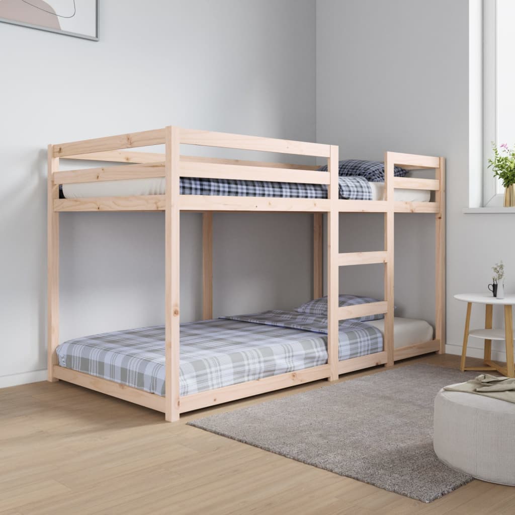 Stapelbedframe zonder matras massief grenenhout 90x190 cm Bedden & bedframes | Creëer jouw Trendy Thuis | Gratis bezorgd & Retour | Trendy.nl