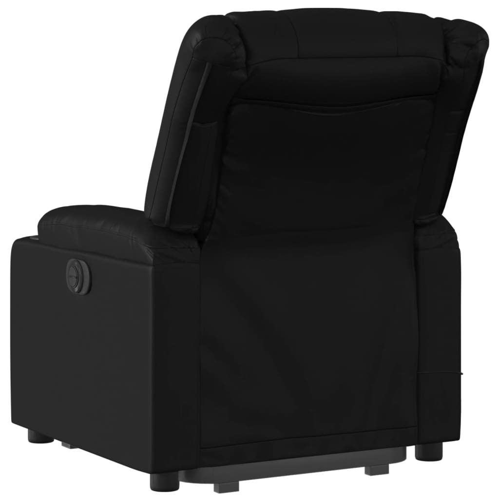 Sta-op-massagestoel elektrisch kunstleer zwart Fauteuils & Relaxfauteuils | Creëer jouw Trendy Thuis | Gratis bezorgd & Retour | Trendy.nl